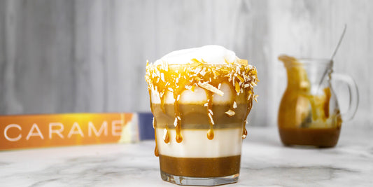 Delicious Latte Toffee recipe made with BOSECO™ Caramel Coffee Pods