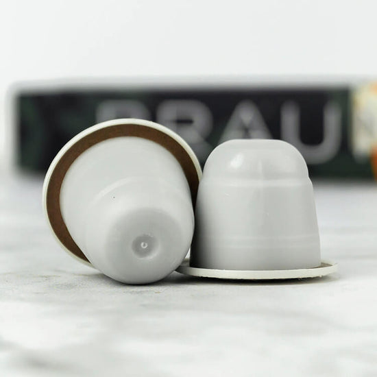 Brown rim on capsules Brauni Coffee Pods from BOSECO™