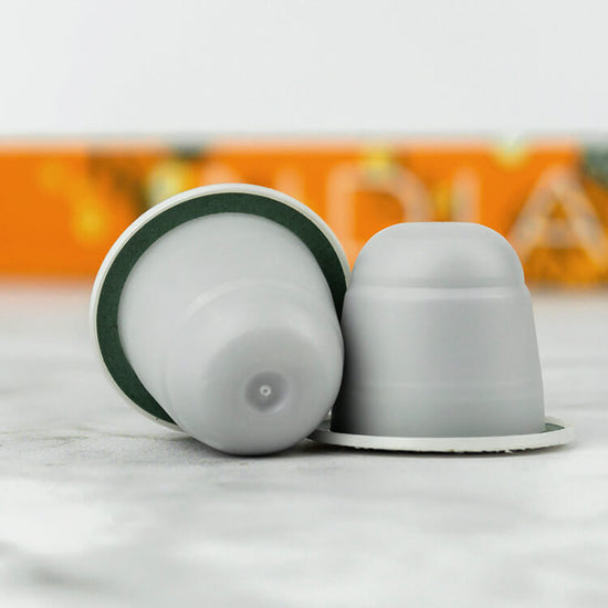 Green rim on India Coffee Pods from BOSECO™