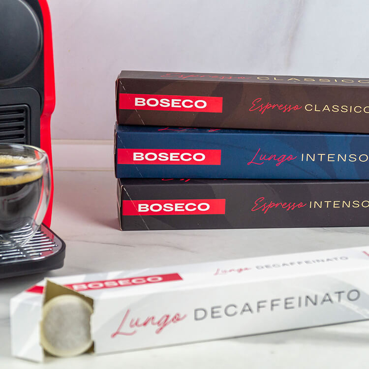 Capsule coffee classic lungo decaffeinated